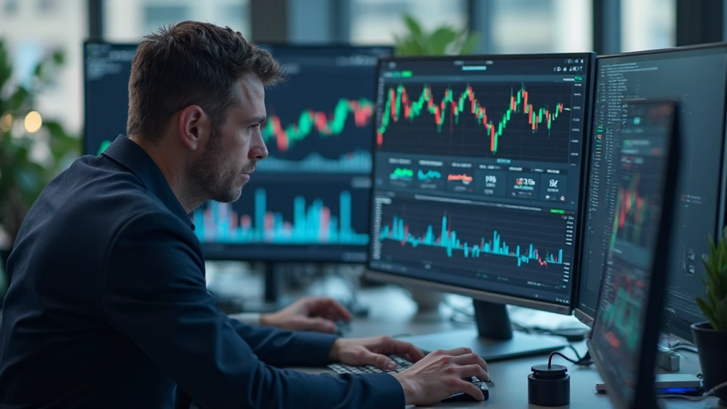 Professionelle Visualisierung von Blockchain-Netzwerk mit Datenblöcken und kryptographischen Verbindungen