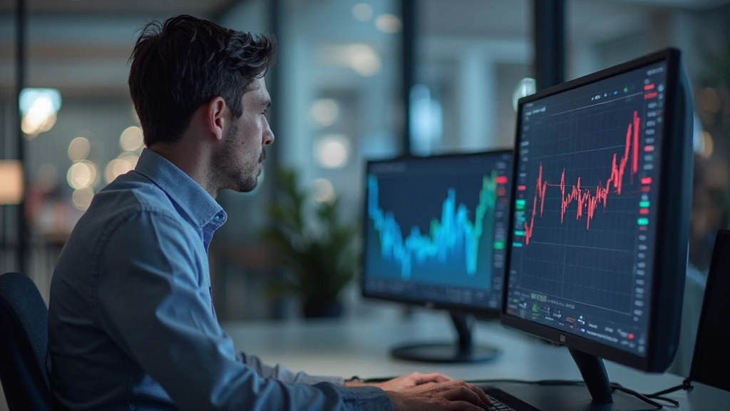 Aktienmarkt Grafiken und Charts für Finanzanalyse