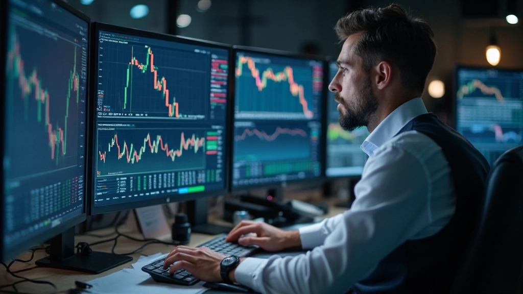 Professionelle Visualisierung des Aktienmarktdashboards mit Analysecharts