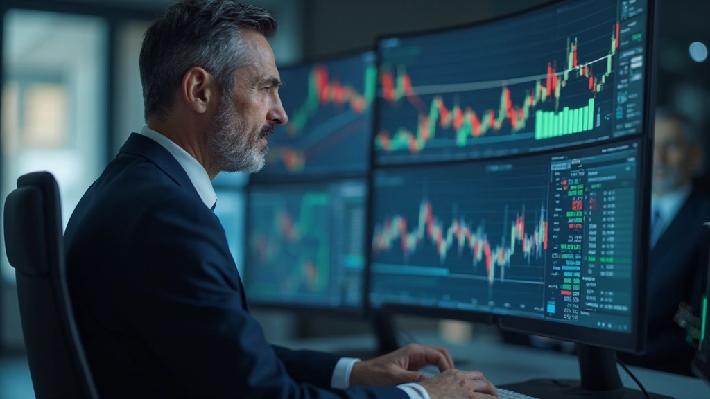 Risikomanagement Dashboard mit Diversifikationsdiagrammen auf Computerbildschirm