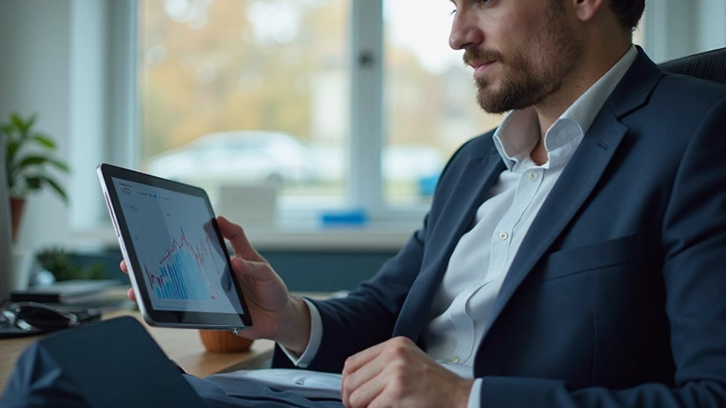 Festverzinsliche Wertpapiere und Anleihenportfolio auf Finanzbildschirm