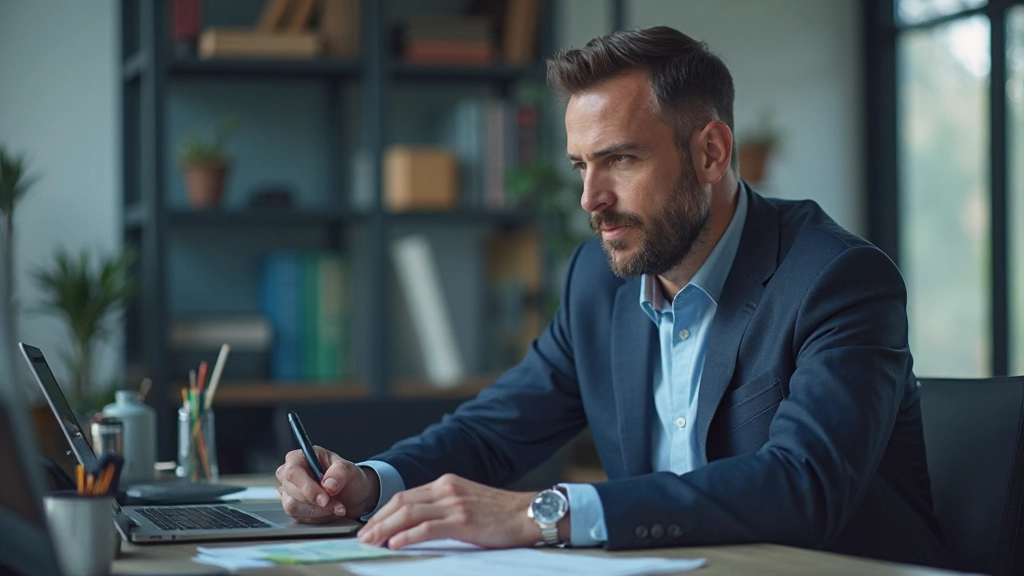 Value investor analyzing company fundamentals and looking for undervalued stocks