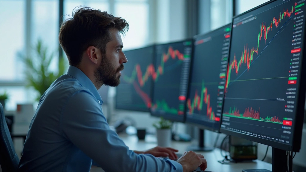 Professionelle Handelsplattform mit Rohstoffdiagrammen und Charts