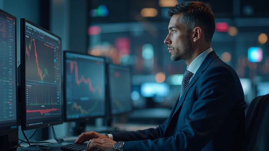 Moderne Börsenhandelsplattform mit Live-Kursen und Ordertickets