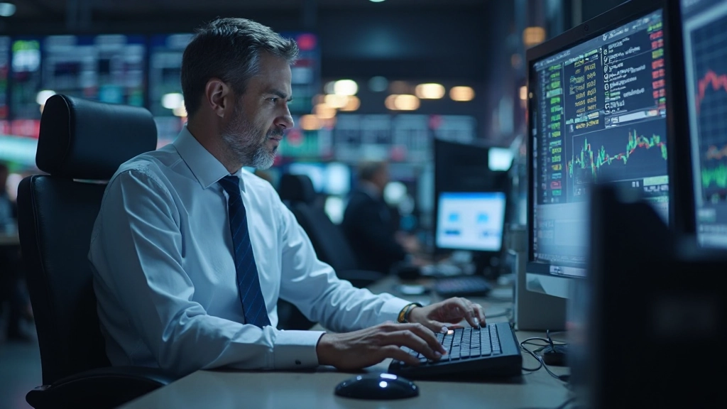 Börsenhandelsplattform mit Echtzeitdaten und elektronischen Handelsmechanismen