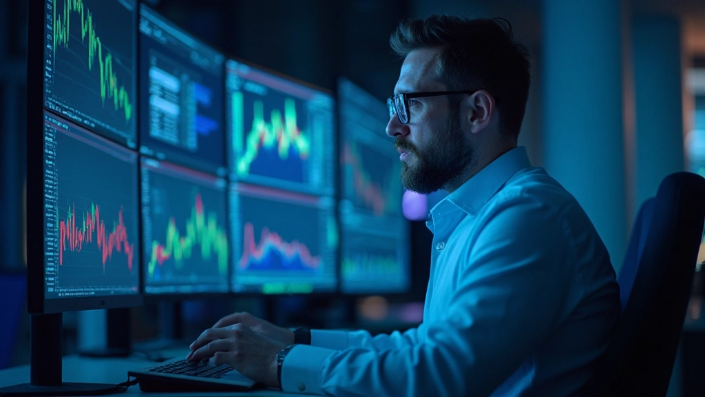 Moderne Börsenhandelsplattform mit Echtzeit-Tickerdaten und Handelsausführung