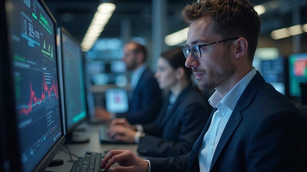 Börsenhandel an der Frankfurter Börse Handelsschalter